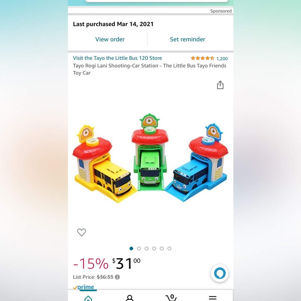 Used like new Tayo bus set.  Paid about $30 asking $15 OBO.